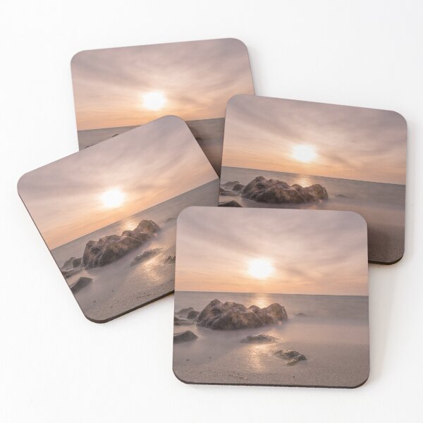 Item preview, Rocky Reverie: Sunset Stones on the Shore designed and sold by EmeraldeaArt.