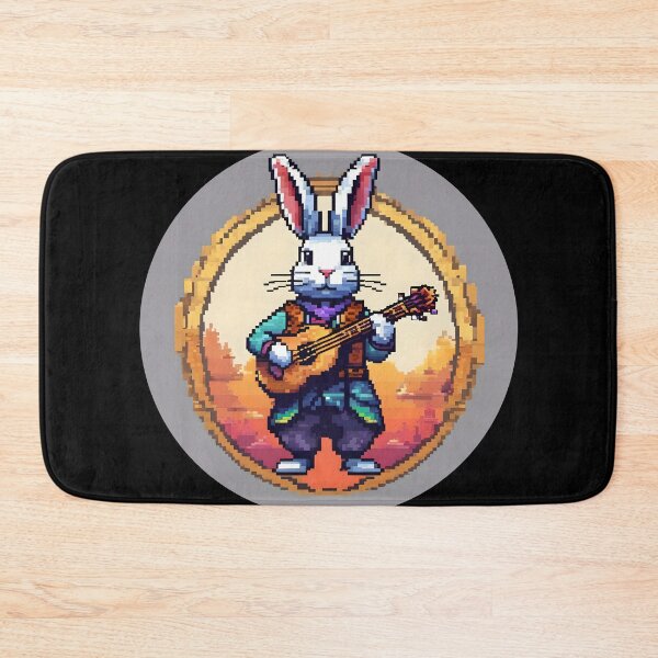 Item preview, Pixel Art Bard Rabbit designed and sold by AbsoluteA.