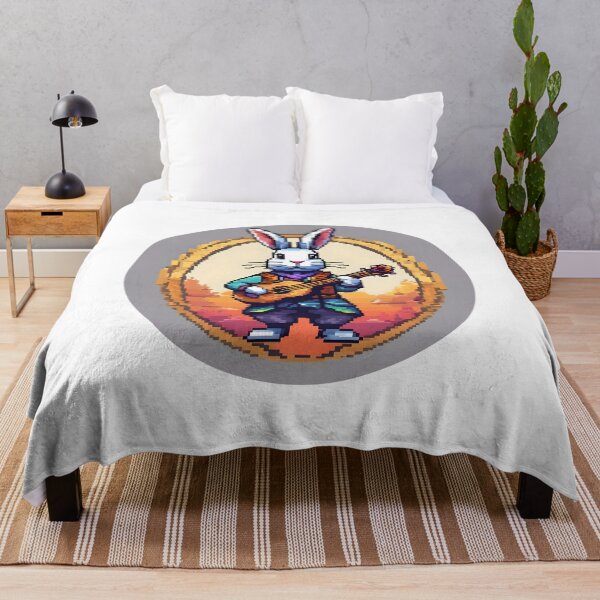 Item preview, Pixel Art Bard Rabbit designed and sold by AbsoluteA.