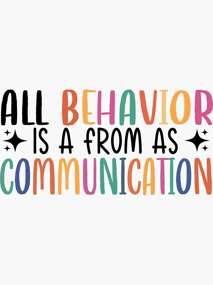 Behavior Analyst Gifts ABA BCBA Behavior Analsis' Sticker