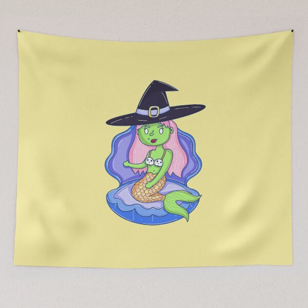 Item preview, Sea Witch Mermaid designed and sold by Give Me that Pencil.