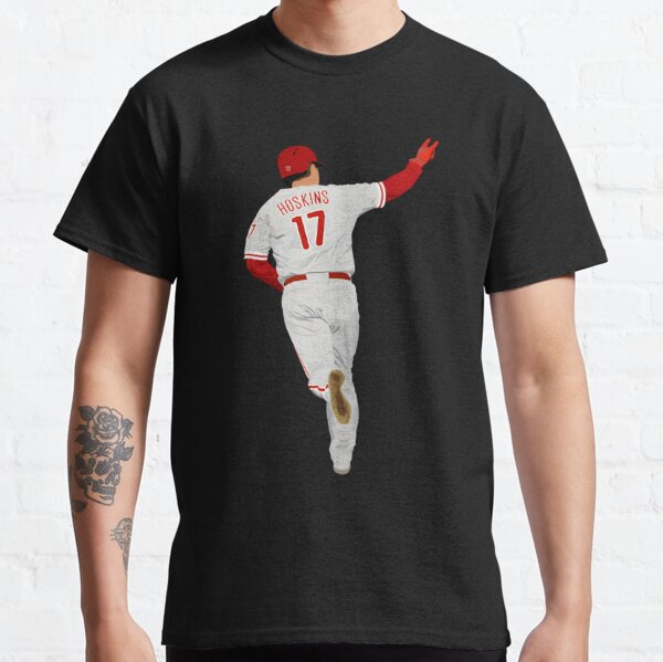 Nike Men's Philadelphia Phillies Rhys Hoskins #17 Red T-Shirt