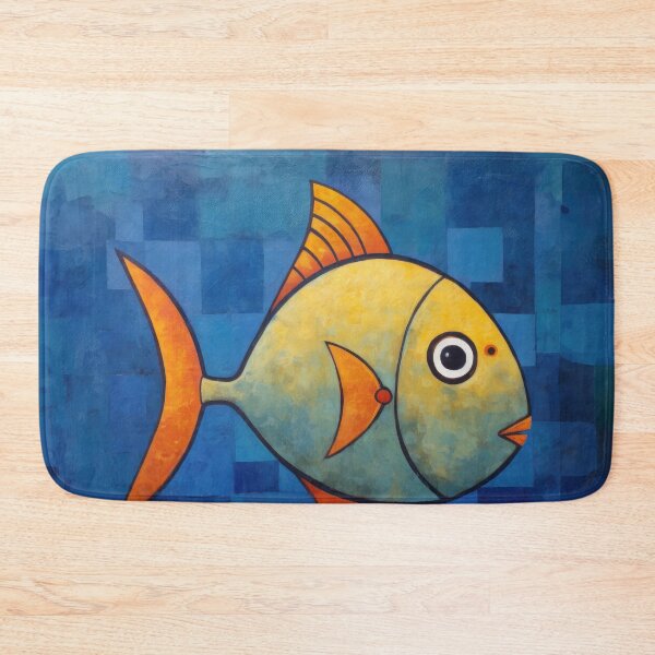 Item preview, Orange Fin Yellow Fish designed and sold by YoPedro.
