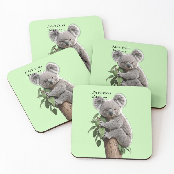 Item preview, Save Koalas and Trees  designed and sold by Khala.