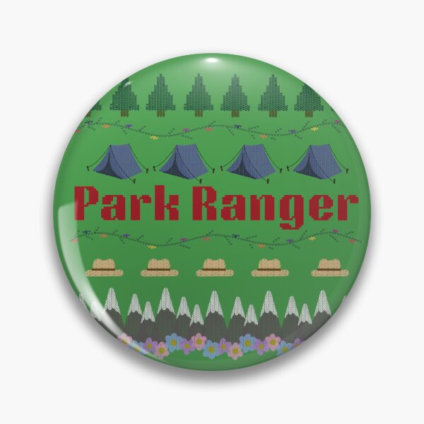 Item preview, Park Ranger Ugly Christmas Sweater, Camping Sweater, blue designed and sold by ChromaCass.