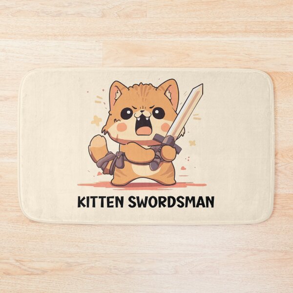 Item preview, Kitten Swordsman designed and sold by myanko.