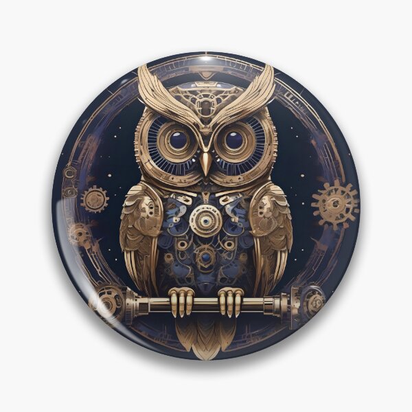 Item preview, Steampunk Astronaut Owl designed and sold by AbsoluteA.