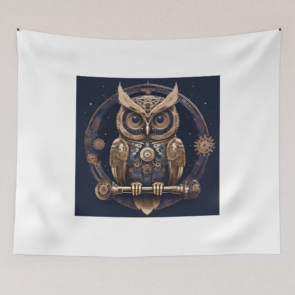Item preview, Steampunk Astronaut Owl designed and sold by AbsoluteA.