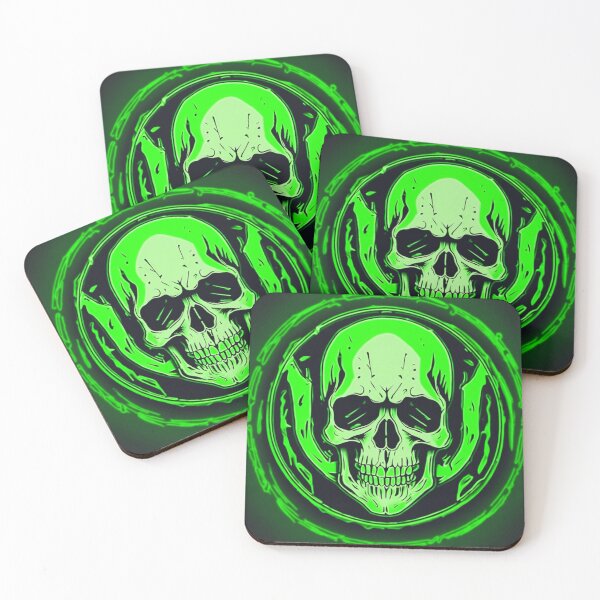 Item preview, Neon Green Skull designed and sold by Joseph Hail.