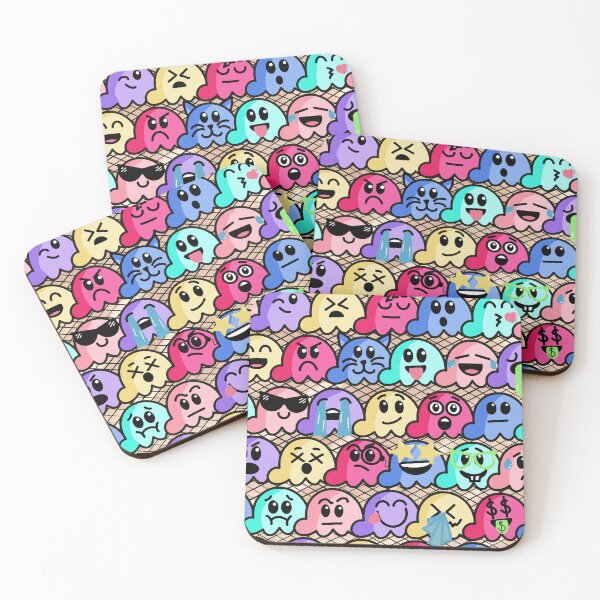 Item preview, Ice Cream Emojis designed and sold by LeftNWrite.