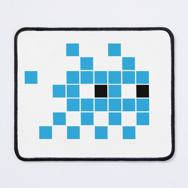 Item preview, Space Invader 6 Blue Runner designed and sold by Pixel-Invader.