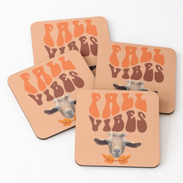 Item preview, Fall Vibes | Cute Goats | Funny Goats | Goat Puns designed and sold by PistolRidgeFarm.