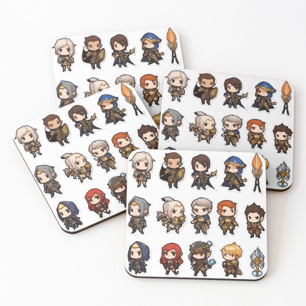 Item preview, Chibi Fantasy Heroes - II designed and sold by positivVibesArt.