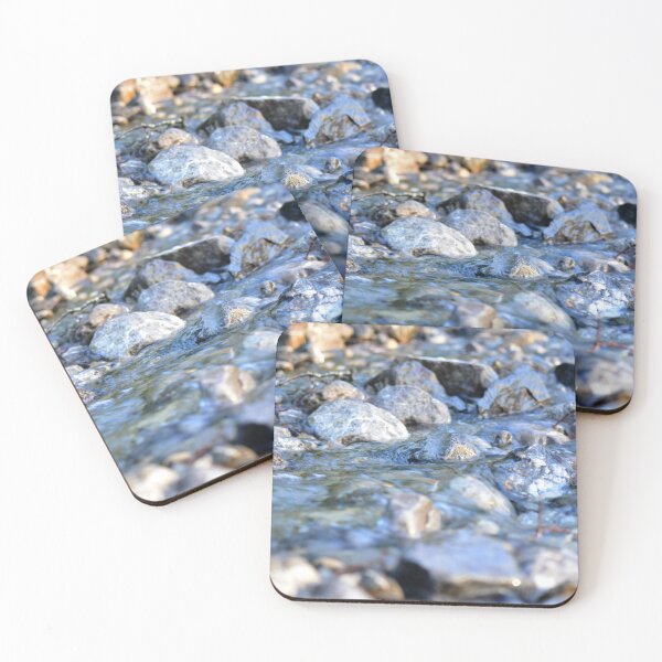 Item preview, Cold Waters Embrace: Blue-Hued Rocks and Little Stones designed and sold by EmeraldeaArt.