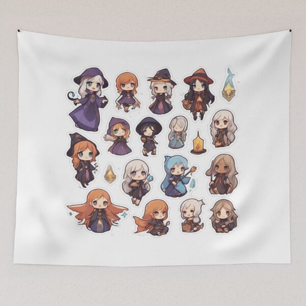 Item preview, Cute Sorceresses' Chronicles designed and sold by positivVibesArt.