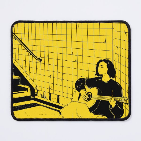 Item preview, Yellow Black Subway Guitar Player designed and sold by sydneymcc.