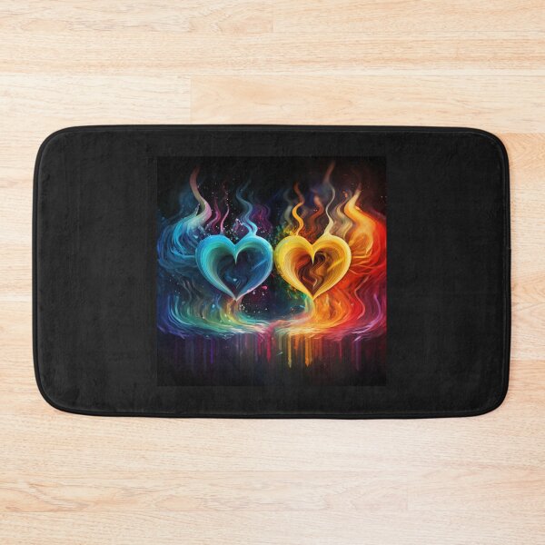 Item preview, Two colorful hearts with love designed and sold by Dreamtodream.