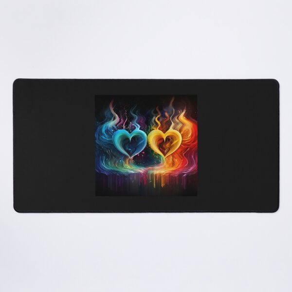 Item preview, Two colorful hearts with love designed and sold by Dreamtodream.