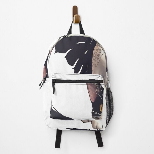 Item preview, Black and white winged cat designed and sold by Fragile Prints.