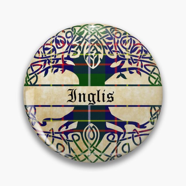 Item preview, Inglis Tree of Life Clan Scottish Surname tartan designed and sold by BagTown Clans.
