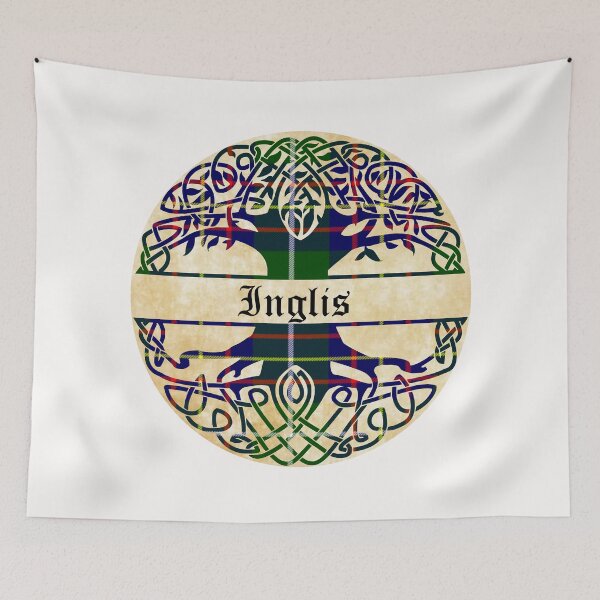 Artikelvorschau, Inglis Tree of Life Clan schottischer Nachname Tartan entworfen und verkauft von BagTown Clans.