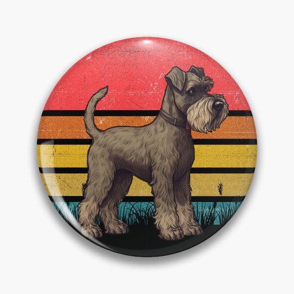 Artikelvorschau, Standard Schnauzer Vintage Retro Sunset entworfen und verkauft von rafaeltto.