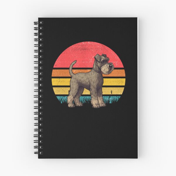 Artikelvorschau, Standard Schnauzer Vintage Retro Sunset entworfen und verkauft von rafaeltto.