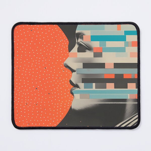 Item preview, Vintage risograph collage of a soviet cosmonaut dreaming of space designed and sold by anass002.