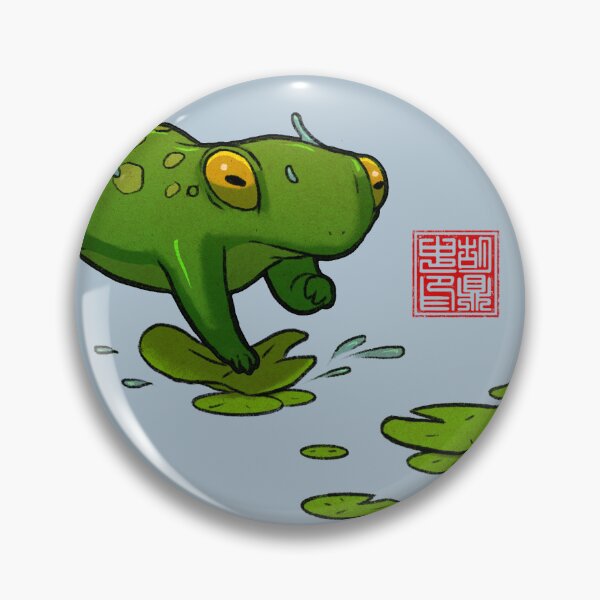 Item preview, Frog cat lilypads designed and sold by DingHuArt.