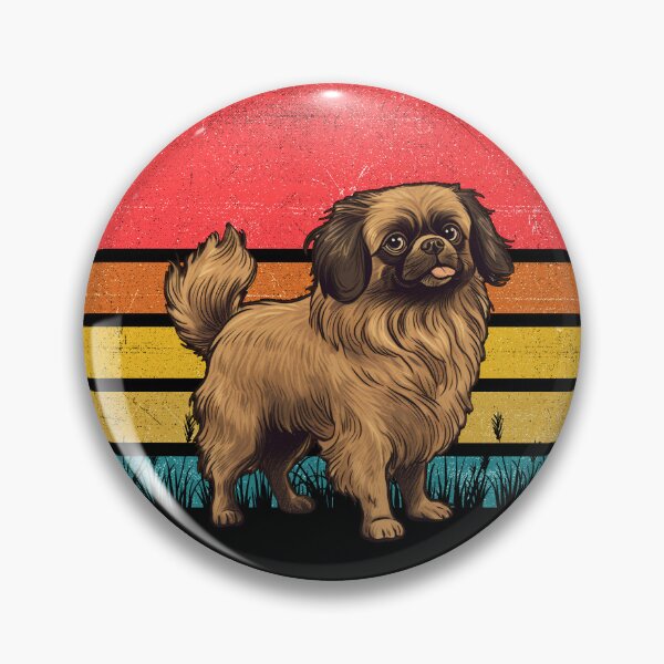Item preview, Tibetan Spaniel Vintage Retro Sunset designed and sold by rafaeltto.