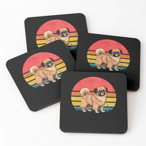 Item preview, Tibetan Spaniel Vintage Retro Sunset designed and sold by rafaeltto.
