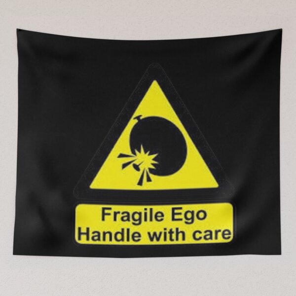 Item preview, Fragile Ego - Funny quote designed and sold by bayanshop23.