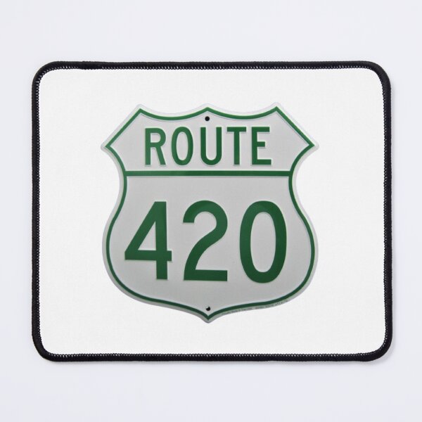 Item preview, Route 420 Sign Weed Friendly designed and sold by DesignByCaitXo.