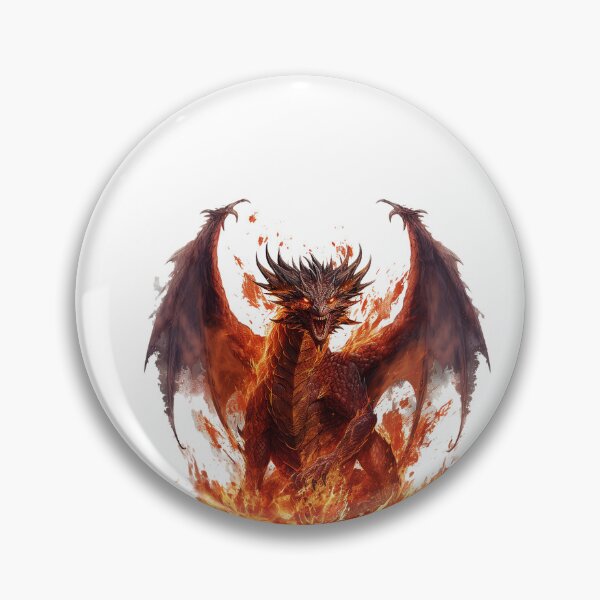 Item preview, Inferno's Wrath: Pyroclaw, the Aggressive Fire Dragon Art designed and sold by Christian Weiss.