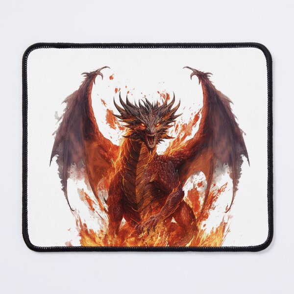 Item preview, Inferno's Wrath: Pyroclaw, the Aggressive Fire Dragon Art designed and sold by Christian Weiss.