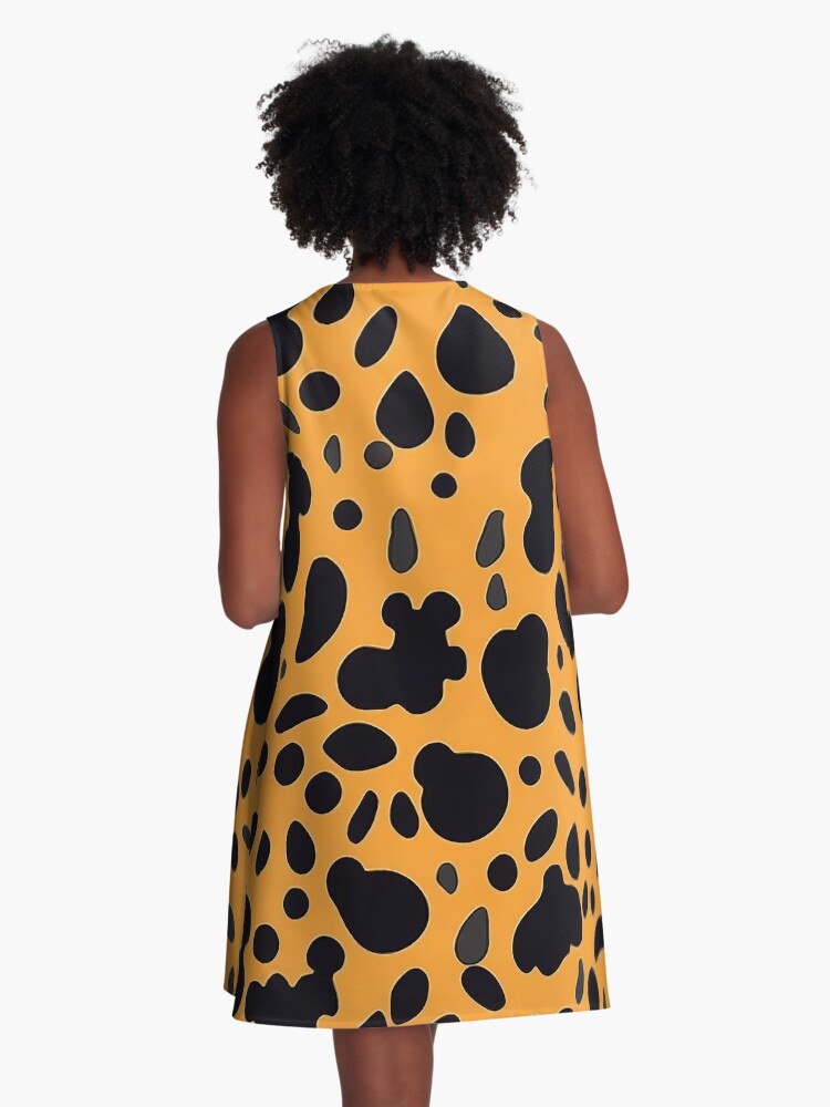 Burnt orange leopard print dress best sale