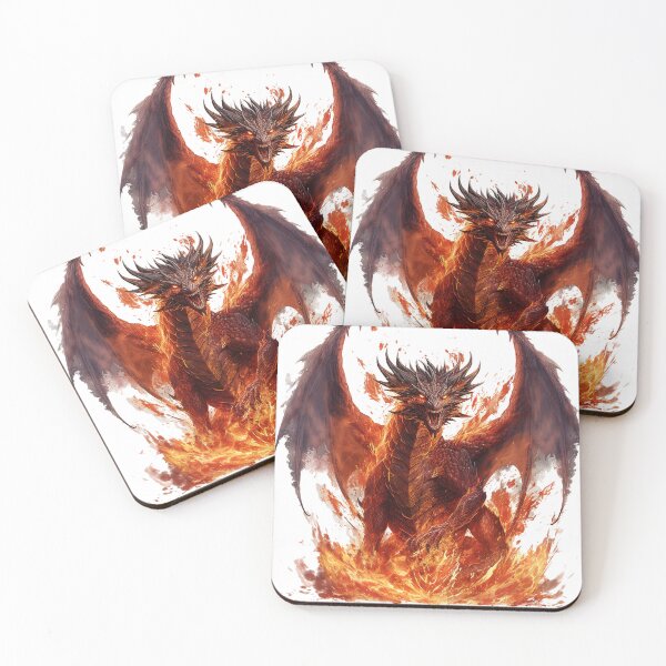 Item preview, Inferno's Wrath: Pyroclaw, the Aggressive Fire Dragon Art designed and sold by Christian Weiss.