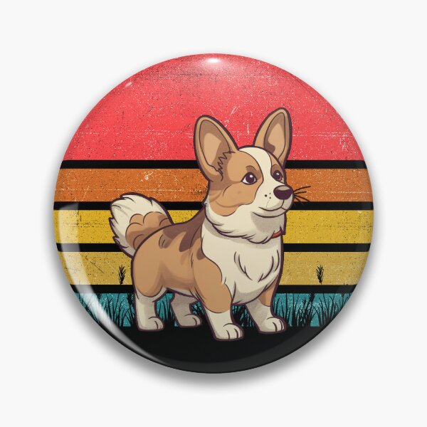 Item preview, Tri Color Corgi Vintage Retro Sunset designed and sold by rafaeltto.