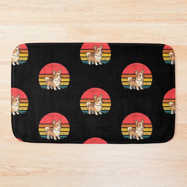 Item preview, Tri Color Corgi Vintage Retro Sunset designed and sold by rafaeltto.