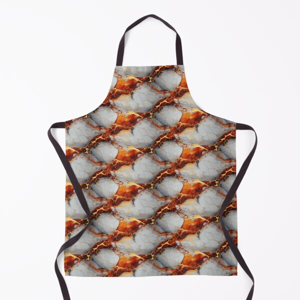 Item preview, Orange White And Gold Marble designed and sold by Lumistica.