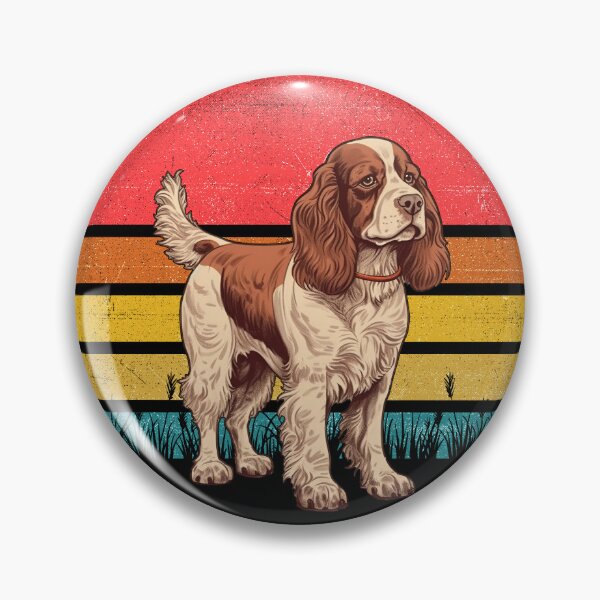 Item preview, Welsh Springer Spaniel Vintage Retro Sunset designed and sold by rafaeltto.