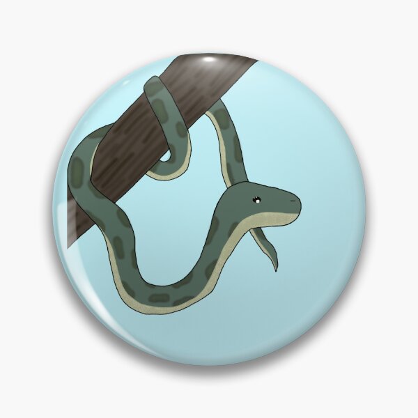 Item preview, Green snake sticker designed and sold by SquishDragonArt.