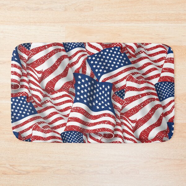 Item preview, USA Patriotic Flags Pattern | Red, White & Blue designed and sold by L Diane Johnson.