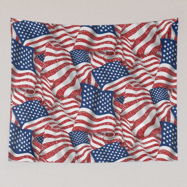 Item preview, USA Patriotic Flags Pattern | Red, White & Blue designed and sold by L Diane Johnson.