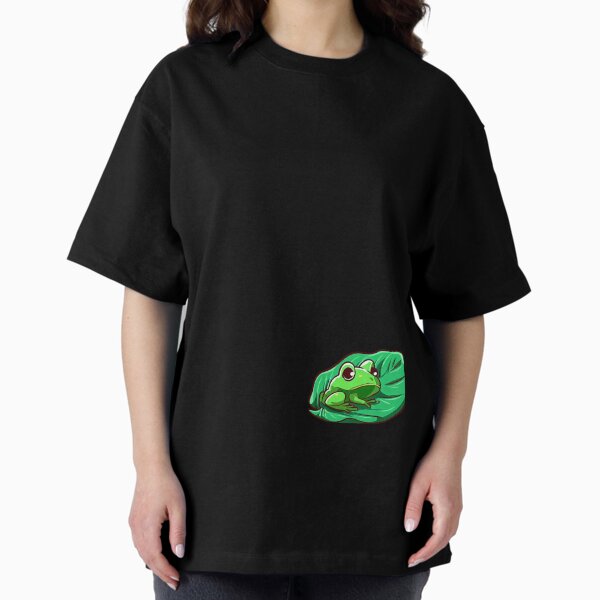 Item preview, cute little frog on green leaf 2 designed and sold by Tandilia23.