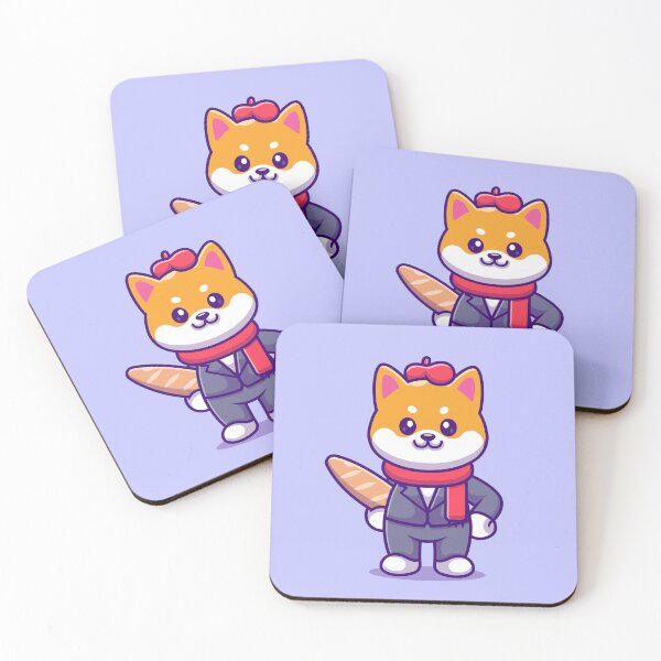 Item preview, Breadful Creations: Cute Shiba Inu Dog Artist designed and sold by hjian8219.