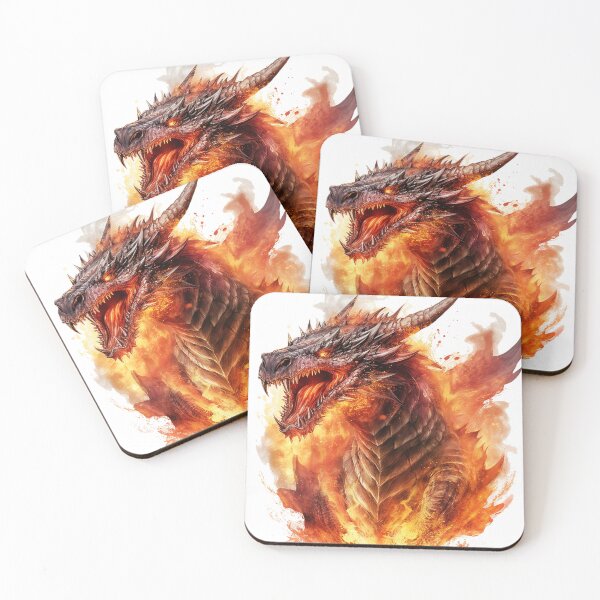 Item preview, Emberheart: Young Fire Dragonling Engulfed in Flames Art designed and sold by Christian Weiss.