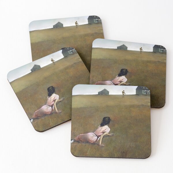 Item preview, Space Intruder invading "Christina's World" by Andrew Newell Wyeth designed and sold by accidentallysf.