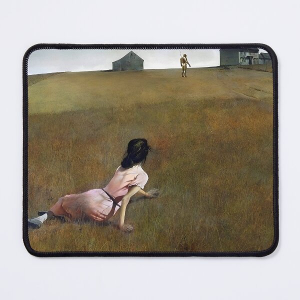 Item preview, Space Intruder invading "Christina's World" by Andrew Newell Wyeth designed and sold by accidentallysf.