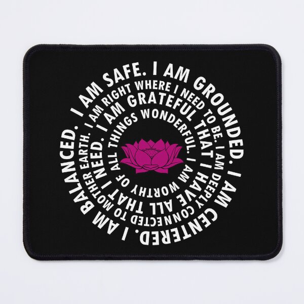 Item preview, Lotus Yoga Zen Inspirational Affirmations designed and sold by PixelPop1.
